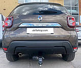 Фаркоп Renault Duster 2018-2024, Фаркоп Рено Дастер 2 під вставку 50х50 мм, фото 4
