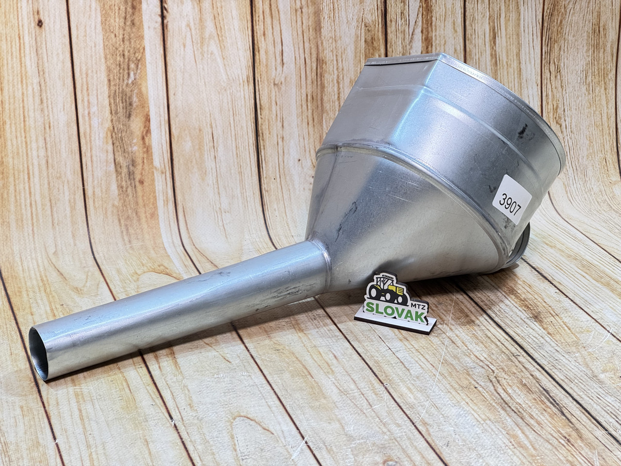 Лійка для палива металічна - носик косий 3л. (Відро), фото 1