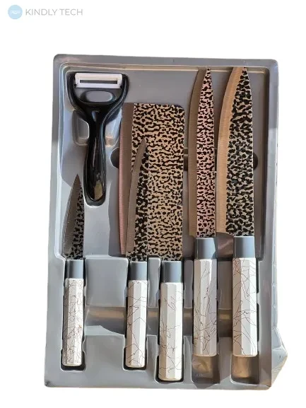 Ножі кухонні Kitchen knife B8291 XPRO Чорний (43782-B8291_278)