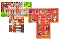 Конструктор "Block&Steps: Пожежна команда" + ходилка і меморі гра 3в1, 74 деталі QB300-001 qbee, фото 6