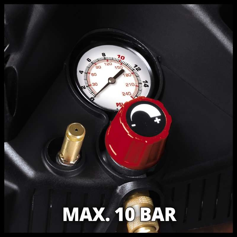 Потужний компресор Einhell TC-AC 240/50/10 OF : 1.5 кВт, 240 л/хв, 10 бар, ресивер 50л 3
