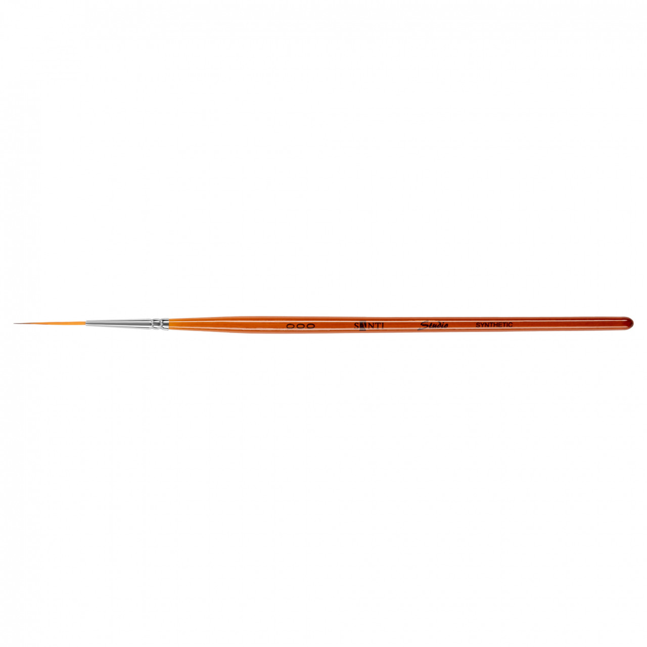 Пензлик художній синтетичний Santi Studio лайнер №000 коротка ручка 310887