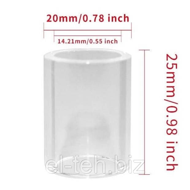 Сопло PYREX WP17, 18, 26 (прозоре)