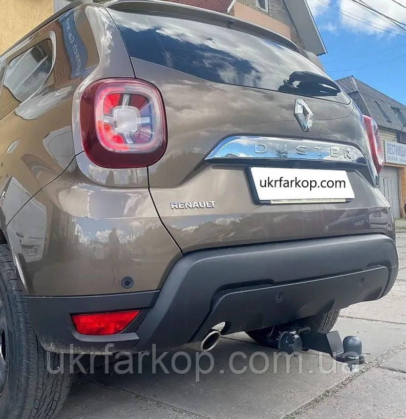 Фаркоп Renault Duster 2018-2024, Фаркоп Рено Дастер 2 під вставку 50х50 мм