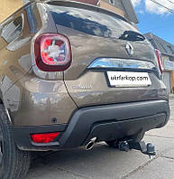 Фаркоп Renault Duster 2018-2024, Фаркоп Рено Дастер 2 під вставку 50х50 мм