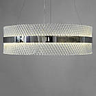 Світлодіодна кришталева люстра в стилі Арт-Деко колір каркасу хром D-8113/800CH, фото 6