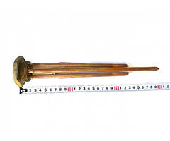 Тен різьбовий гнутий для водонагрівачів 2000W без місця під анод Thermowatt, Італія