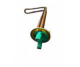 Тен для бойлера Gorenje 580335 мідний на фланці ø48мм TW 1,5 кВт для горизонтальних бойлерів з місцем під анод М5 (Італія), фото 2