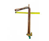 Тен для бойлера Gorenje 580335 мідний на фланці ø48мм TW 1,5 кВт для горизонтальних бойлерів з місцем під анод М5 (Італія), фото 4