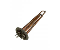 Тен на фланці ø 63мм / 700+1300w для бойлера Thermex / Мідний Kawai