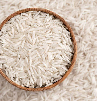 Рис басматі кремовий "Little India" Sella Premium (синій) на вагу