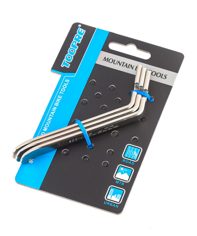 Бортировочні лопатки для монтажу велопокришок 3 шт метал Toopre, фото 1