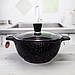 Набір каструль Edenberg з мармуровим антипригарним покриттям 6 предметів (EB-3985), фото 2