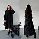Модний стильний жіночий костюм-двійка: плаття та кардиган Розміри 42 - 52, фото 5