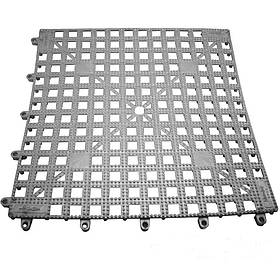 Барний килимок 33х33 см, колір срібний The Bars TPMS