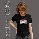 Футболка унісекс Stedman з принтом BUG HUNTER XS чорна, фото 3