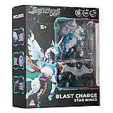 Ігровий набір машинка трансформер Скрітчер Screechers S5 L1 Стар Вінгс 5 сезон (EU686113), фото 8