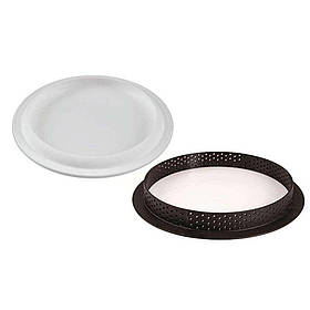 Набір форм для тартів ROUND d 19 см Silikomart KIT TARTE RING ROUND D190 MM