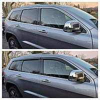 Дефлекторы окон, ветровики Jeep Grand Cherokee (WK2) 2010-2021 6шт. (Autoclover/Южная Корея)