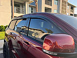 Дефлектори вікон, вітровики Jeep Grand Cherokee (WK2) 2010-2021 6шт. (Autoclover/Корея), фото 10
