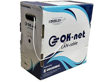 Кабель вита пара UTP 5E Одесакабель внутрішній,мідний,305м