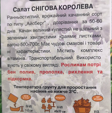 Салат Снігова Королева 1г, фото 3