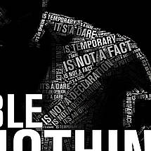 Плакат "Мохаммед Алі, цитата, Impossible is nothing", 60×60см, фото 2