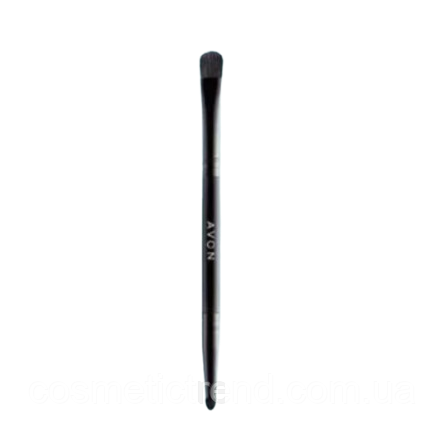 Пензлик для нанесення тіней двосторонній + аплікатор-спонж Avon cosmetics
