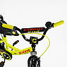 Велосипед дитячий двоколісний сталевий Corso MAXIS-14663 14" зріст 95-115 см вік 3 до 6 років Жовтий, фото 4
