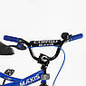 Велосипед дитячий двоколісний сталевий Corso MAXIS-14722 14" зріст 95-115 см вік 3 до 6 років Синій, фото 4