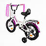 Велосипед дитячий двоколісний сталевий Corso MAXIS-14187 14" зріст 95-115 см вік 3 до 6 років Білий, фото 5