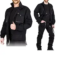 Рабочий костюм куртка и полукомбинезон, роба мужская защитная для работников, спецодежда,униформа REIS FORECO