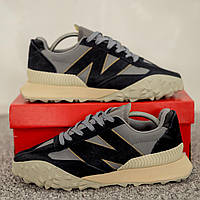 Сірі замшеві жіночі кросівки New Balance XC-72 Grey Beige Демісезонні Нью Беланс