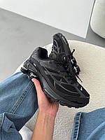 Чорні текстильні жіночі кросівки Nike x Supreme Shox Ride 2 Демісезонні Найк Шокс