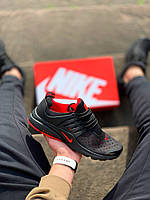 Чорні демісезонні текстильні чоловічі кросівки Nike Air Presto Найк Престо