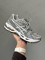 Сірі замшеві жіночі кросівки Asics Gel-Kayano 14 Демісезонні Асікс Гель Каяно