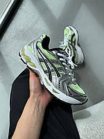 Срібні текстильні жіночі кросівки Asics Gel-Kayano 14 SIlver Демісезонні Асікс Гель Каяно