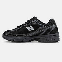 Чорні текстильні жіночі кросівки New Balance 509 / Демісезонні Нью Беланс 509 Сітка