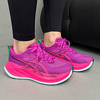 Фіолетові текстильні жіночі кросівки Asics Superblast Демісезонні кросівки Асікс Супербласт