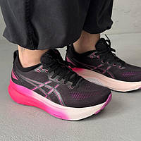 Чорні текстильні жіночі кросівки Asics Gel-Kayano 31 Демісезонні кросівки Асікс Гель Каяно