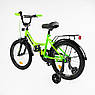 Велосипед дитячий двоколісний Corso MAXIS CL-16192 16" зріст 100-120 см вік 4 до 7 років Зелений, фото 2