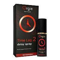 Спрей-пролонгатор Orgie Time Lag 2 Delay Spray, 10 мл, без анестетиків, з екстрактом даміани - SX1568
