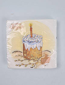 Великодня паперова двошарова серветка (ЗЗЗХЗ, 16 шт.) La Fleur "Воскресне свято"227 (1 пачка)