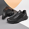 Чоловічі шкіряні кросівки демісезонні чорні з натуральної шкіри для чоловіків на весну осінь, розмір 40 41 42 43 44 45, фото 3
