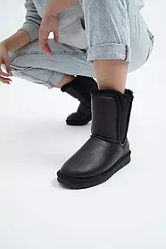 Жіночі уггі челсі ТМ Lonza LZ8610-7B Чорні