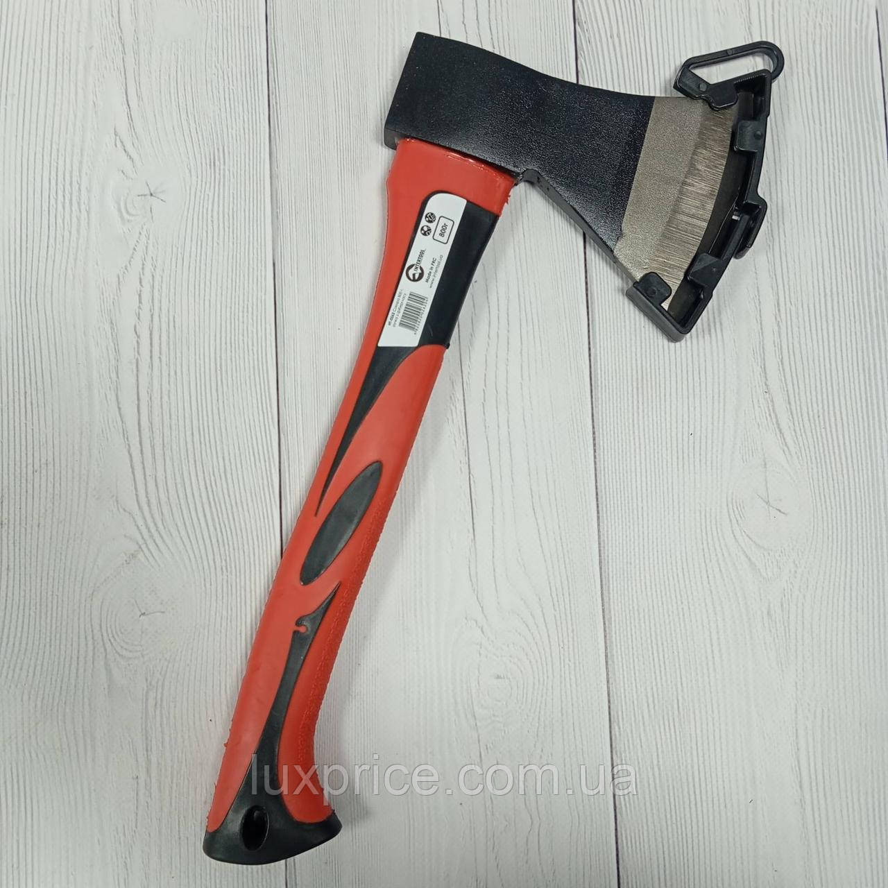 Сокира 800 г, ручка з фібергласу INTERTOOL HT-0262    Luxprice, фото 1