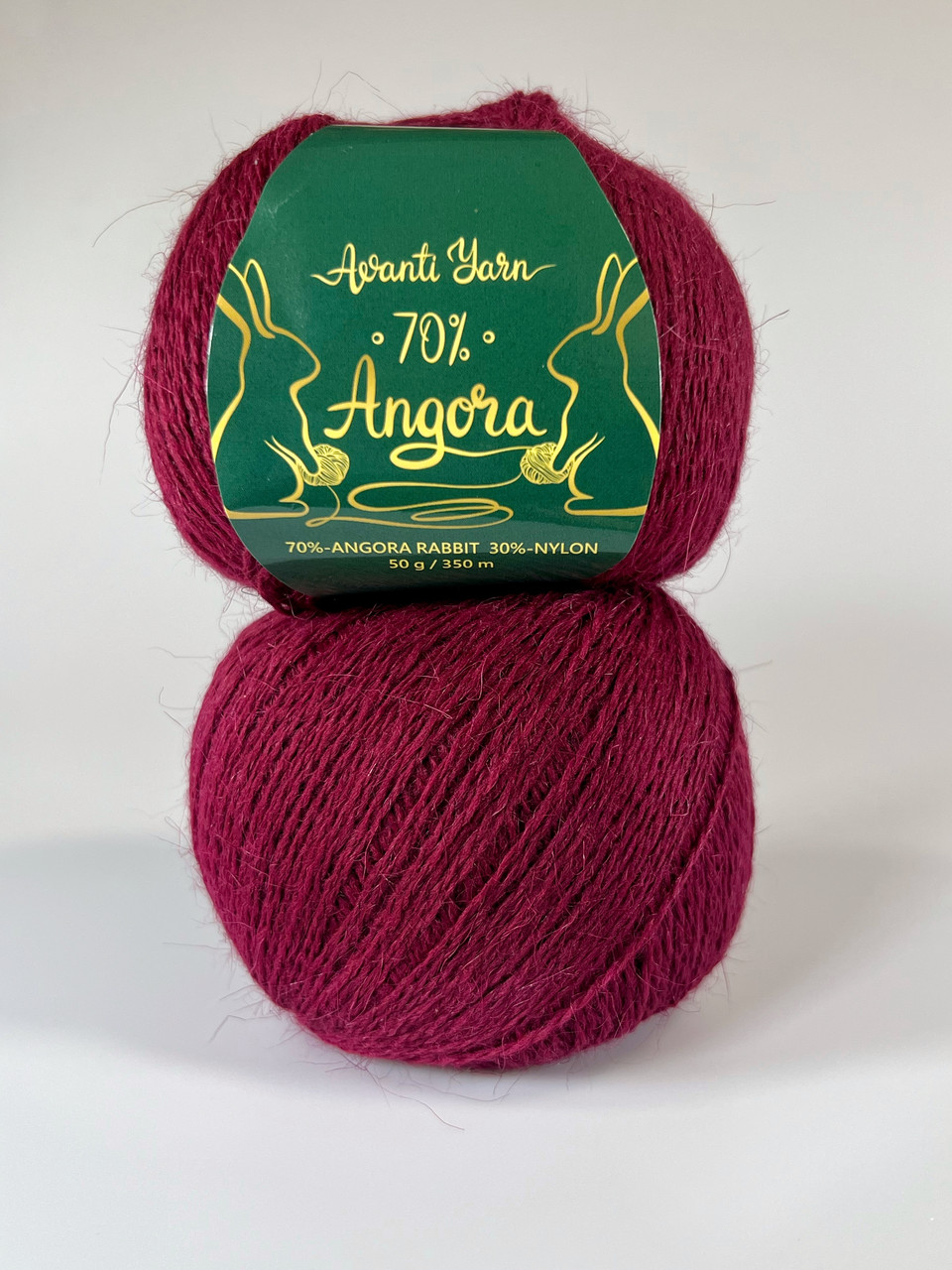 Angora (пряжа Ангора 70%) - 915 винний, фото 1