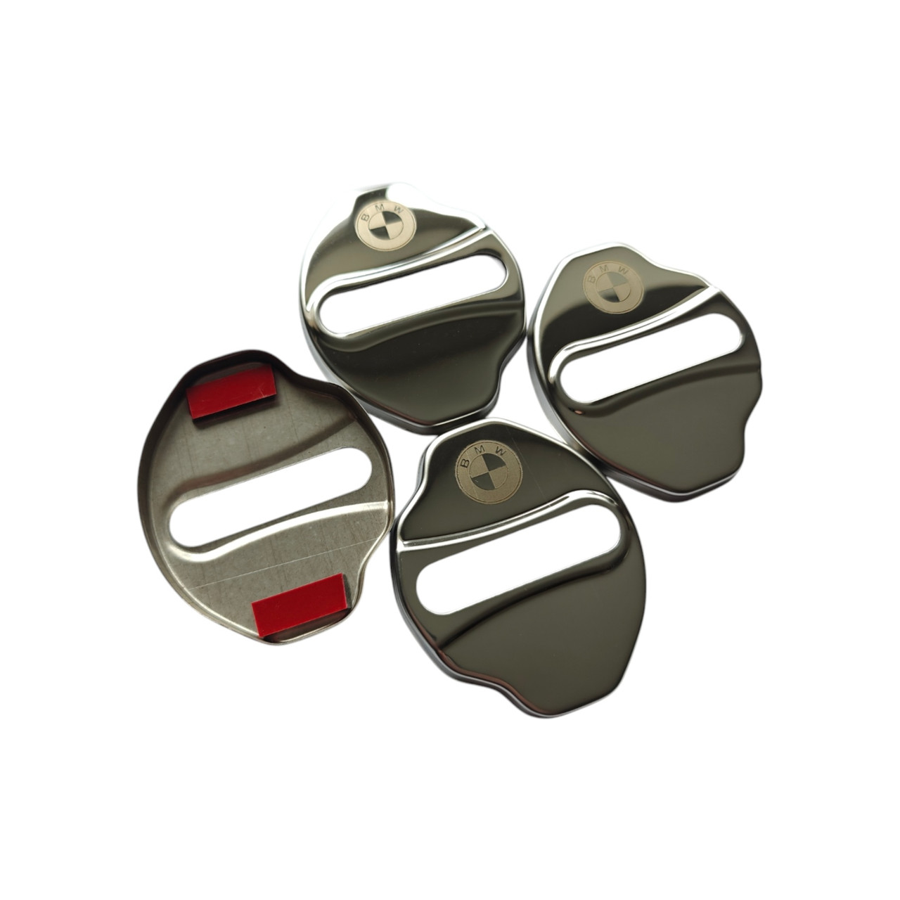 Накладки на дверний замок срібло із логотипом BMW 01, серія  3 2 iX-xDrive50 G20 I20 G42, фото 1