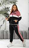 Костюм спортивний трикотажний зі стразами в кольорах 8212, фото 3