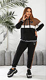 Костюм спортивний трикотажний зі стразами в кольорах 8212, фото 4